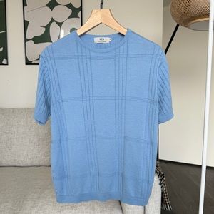 Vintage blue oversized/baggy top